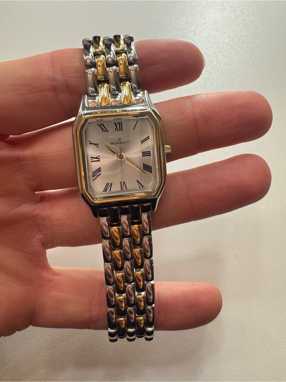 Waldor & Co. Two-Tone Women's Dress Watch - Gold & Silver